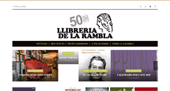 Desktop Screenshot of llibreriadelarambla.com